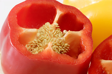 Image showing Close up from red pepper