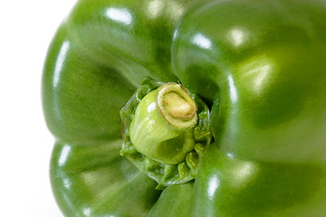 Image showing Closeup from green Pepper