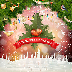 Image showing Abstract Christmas background. EPS 10