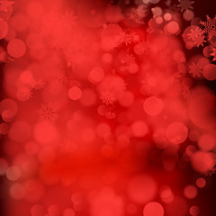 Image showing Red christmas background. EPS 10