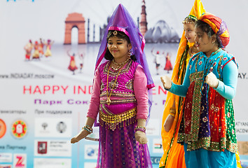 Image showing Puppy dance of Center of India folk artists