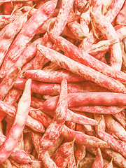 Image showing Retro looking Cranberry beans