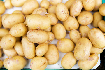 Image showing close up of potato at street market