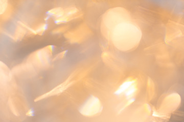 Image showing blurred beige holidays lights