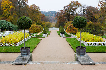 Image showing Garden at Gunnebo castle