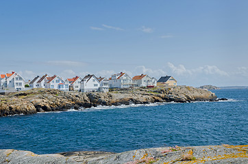 Image showing swedish westcoast many house