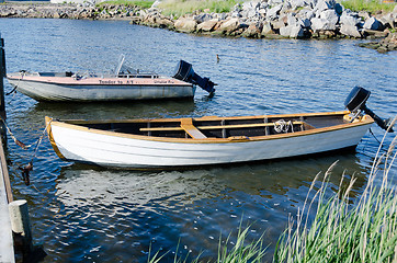 Image showing Old motorboat