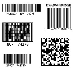 Image showing Product Barcode 2d Square Label