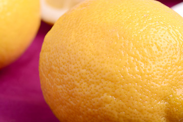 Image showing lemon fruit texture background