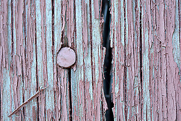 Image showing old wood plaque texture or background