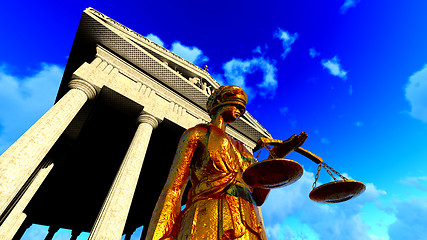 Image showing Lady Justice