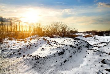 Image showing Countryside in winter