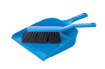 Image showing Dust pan and brush