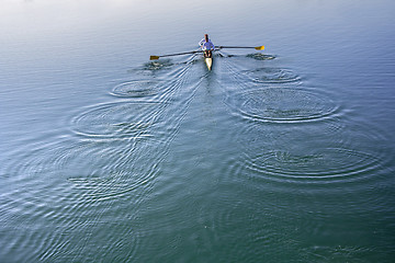 Image showing Two Man in a boat