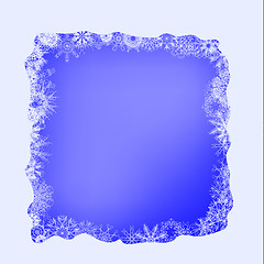 Image showing Winter Snow Frame