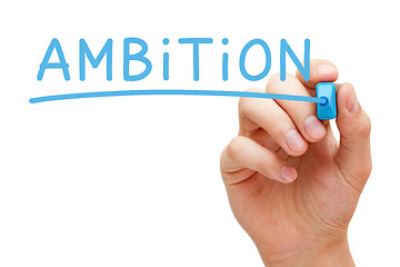 Image showing Ambition Blue Marker