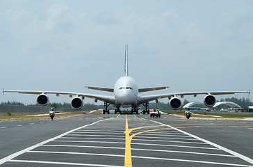 Image showing Big airliner