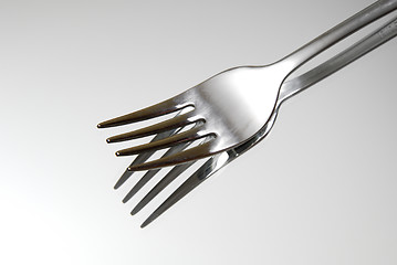 Image showing Fork on a mirrow