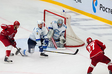 Image showing A. Litvinenko (4) defend the gate