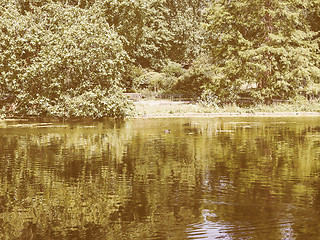 Image showing Retro looking St James Park in London