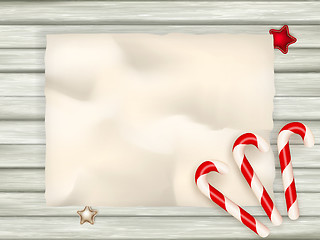 Image showing Candy Cane Background. EPS 10