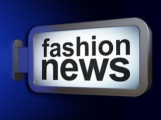 Image showing News concept: Fashion News on billboard background