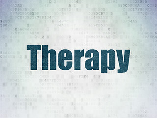 Image showing Healthcare concept: Therapy on Digital Paper background
