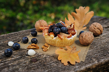 Image showing Romantic autumn still life