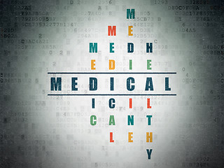 Image showing Health concept: Medical in Crossword Puzzle