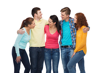 Image showing group of smiling teenagers