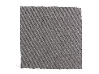 Image showing Black fabric sample