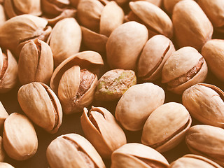 Image showing Retro looking Pistachios picture