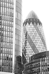 Image showing new     building in london skyscraper      financial district an