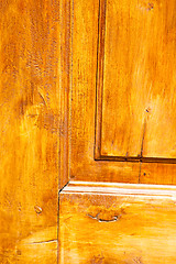 Image showing grain texture of a  wooden old    europe
