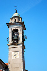 Image showing monument  clock tower in    stone and 