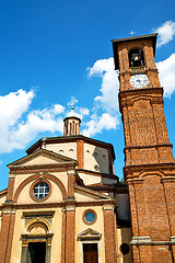 Image showing monument    in italy europe old   bell