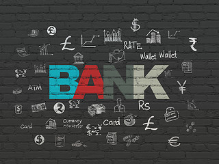 Image showing Banking concept: Bank on wall background