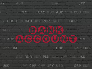 Image showing Banking concept: Bank Account on wall background