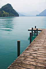 Image showing Pier by the Lake