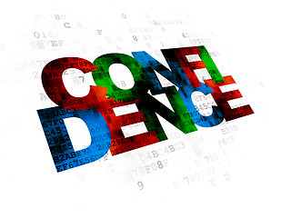 Image showing Finance concept: Confidence on Digital background
