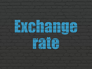 Image showing Currency concept: Exchange Rate on wall background