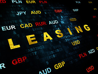 Image showing Finance concept: Leasing on Digital background