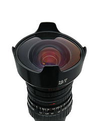 Image showing Fisheye nice black lens isolated