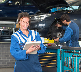 Image showing MOT Test and mechanics