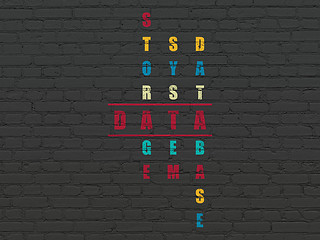 Image showing Data concept: Data in Crossword Puzzle