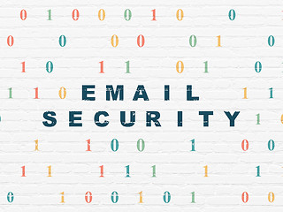 Image showing Security concept: Email Security on wall background