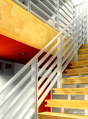 Image showing Modern staircase - interior