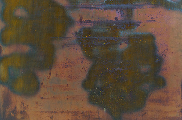 Image showing rusty metal surface background