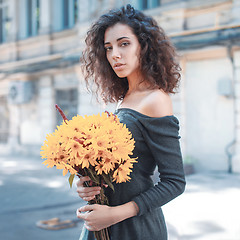 Image showing Fashion style photo of a young woman