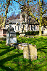 Image showing in cemetery     england europe  construction  